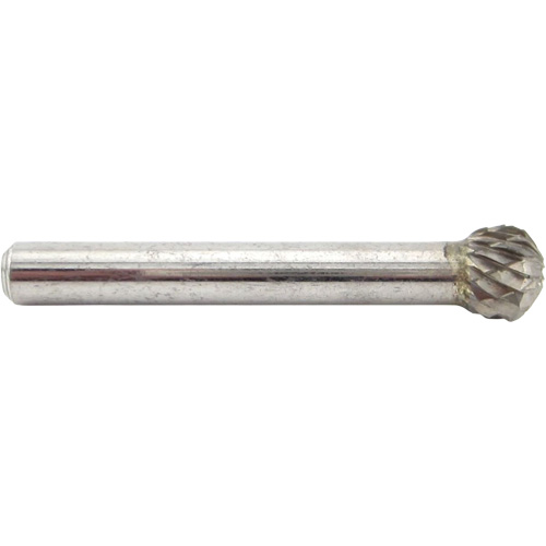 Ball Shape Carbide Shipyard Bur, SD-3, 3/8" Dia., 1/4" Shank, 5/16" Depth of Cut R.M.G. Prévention
