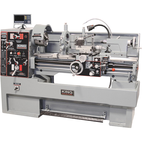 Metal Lathe/Taper Attachment with Digital Readout, 76-3/8" L x 33-1/2" W x 51-1/4" H R.M.G. Prévention