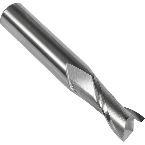 S108 30° Square End Mill, 3/8" Dia., 2-1/2" L, 2 Flutes, 3/8" Shank, Carbide R.M.G. Prévention
