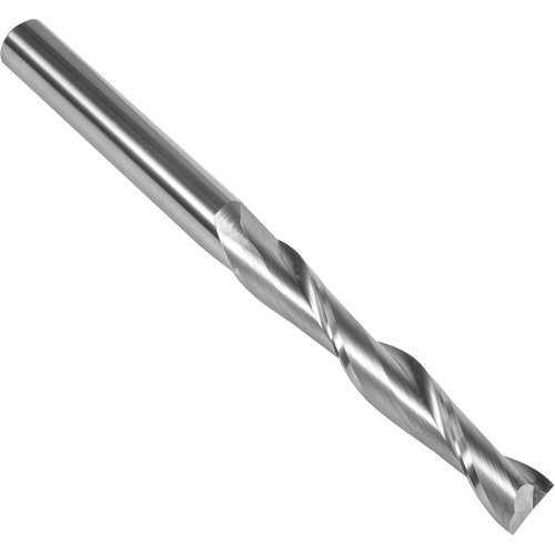 S111 30° Extra Long Square End Mill, 1/2" Dia., 6" L, 2 Flutes, 1/2" Shank, Carbide R.M.G. Prévention