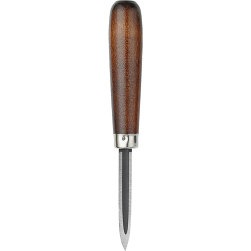 Triangular Scraper, Steel Blade, Wood Handle R.M.G. Prévention