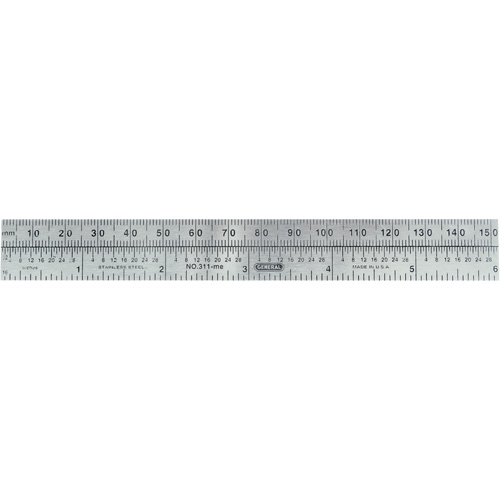 Economy Precision Flexible Ruler, 6" L, Steel R.M.G. Prévention