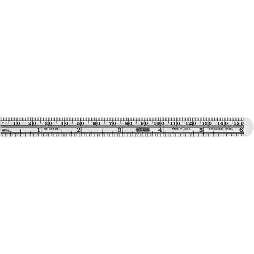 Economy Precision Flexible Ruler, 6-1/2" L, Steel R.M.G. Prévention