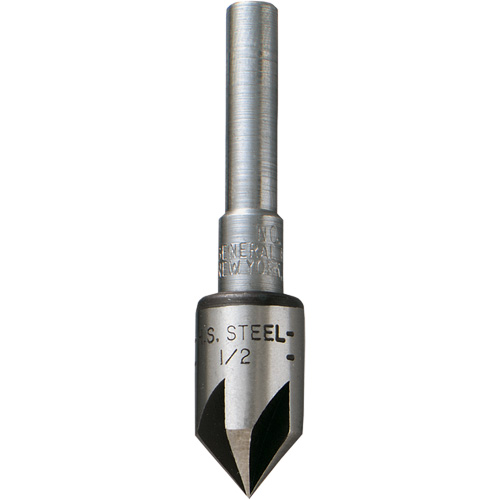 Countersink Bit, 1/2", High Speed Steel, 82° Angle, 5 Flutes R.M.G. Prévention
