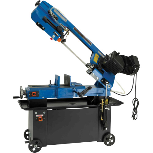 Scie &agrave; ruban pour m&eacute;tal JHVG-712, Horizontal, Capacit&eacute; de coupe 7" rond et 7" x 12" rectangulaire R.M.G. Prévention