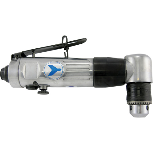 Perceuse &agrave; t&ecirc;te angulaire r&eacute;versible robuste, mandrin 3/8", Tr/min &agrave; vide 1700 R.M.G. Prévention