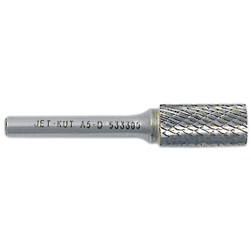 JET-KUT&reg; Cylindrical Shape Burr, 1/2" Dia., 1/4" Shank, 1" Depth of Cut R.M.G. Prévention