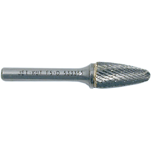 F1-D JET-KUT&reg; Tree Shape Burr with Radius End, 1/4" Dia., 5/8" Depth of Cut R.M.G. Prévention