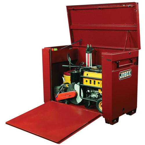 High-Capacity Drop-Front Chest, 60" x 31" x 45", Steel, Red R.M.G. Prévention