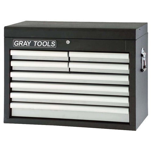 Coffre sup&eacute;rieur - 8 tiroirs, 26" la, 8 tiroirs, Noir R.M.G. Prévention