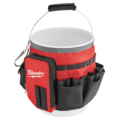 Bucket Organizer Bag, 10" L x 10" W x 13-1/2" H, Nylon, Red R.M.G. Prévention