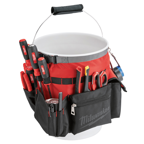 Bucket Organizer Bag, 10" L x 10" W x 13-1/2" H, Nylon, Red R.M.G. Prévention