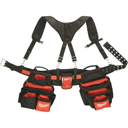 Ceinture de travail a/m&eacute;canisme de suspension pour entrepreneur, Nylon, Noir R.M.G. Prévention
