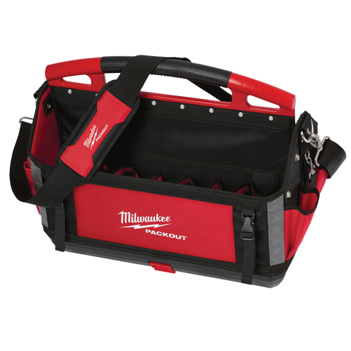 Packout Tote, Ballistic Nylon, 32 Pockets, Black/Red R.M.G. Prévention