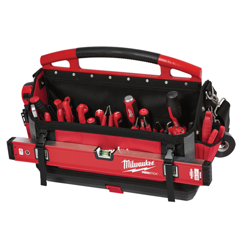 Packout Tote, Ballistic Nylon, 32 Pockets, Black/Red R.M.G. Prévention