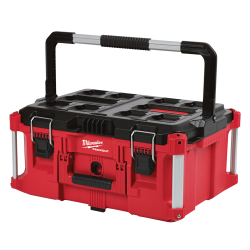 Grande boîte &agrave; outils Packout, 22" x 16" x 11", Noir/Rouge R.M.G. Prévention