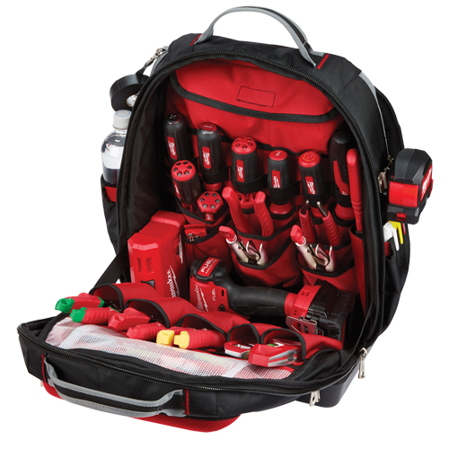 Ultimate Jobsite Backpack, 20" L x 17" W, Black, Ballistic R.M.G. Prévention