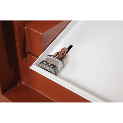 Field Office Jobsite Box, 33" W x 63" D x 80" H, Steel, Red R.M.G. Prévention