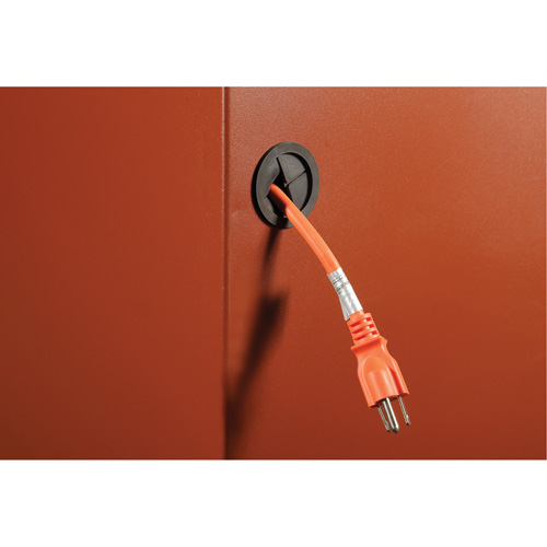 Field Office Jobsite Box, 33" W x 63" D x 80" H, Steel, Red R.M.G. Prévention