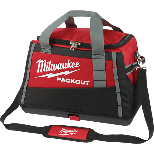 Sacs &agrave; outils Packout, Nylon balistique, 8 pochettes, Noir/Rouge R.M.G. Prévention