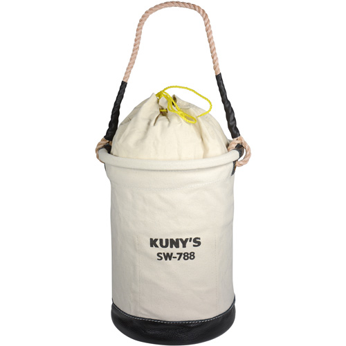 Sac &agrave; outils avec sommet style parachute, 11-1/2" lo x 11-1/2" la x 16" h, Toile, Beige R.M.G. Prévention