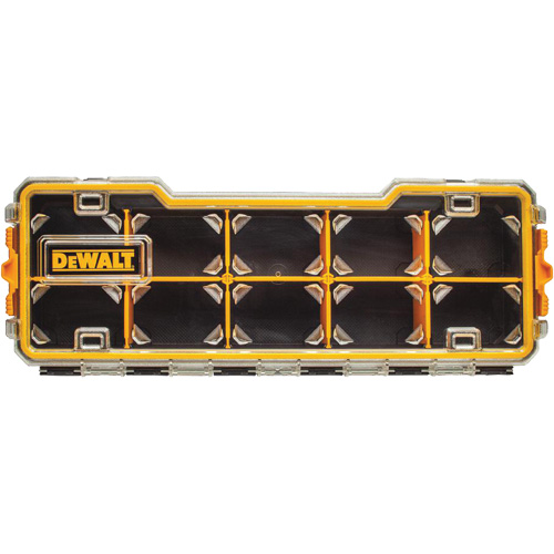 Organisateur avec compartiments PRO, 6-5/8" la x 17-5/8" p x 2-7/8" h, Noir/Jaune R.M.G. Prévention