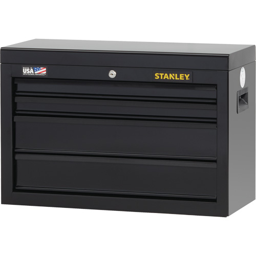 100 Series Tool Chest, 26" W, 4 Drawers, Black R.M.G. Prévention