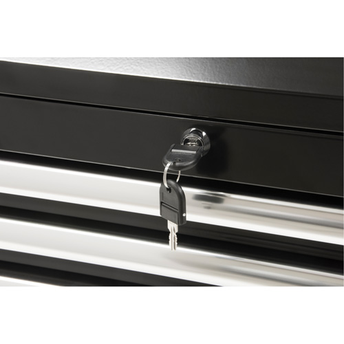 Industrial Tool Chest, 26" W, 4 Drawers, Black R.M.G. Prévention