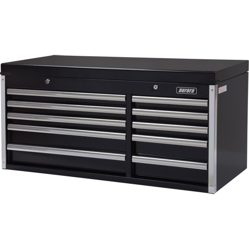 Industrial Tool Chest, 41" W, 10 Drawers, Black R.M.G. Prévention