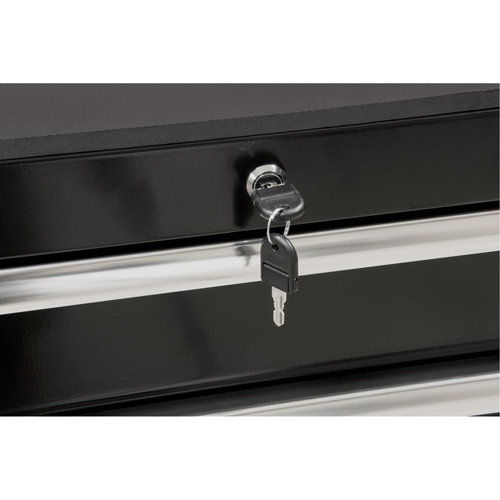 Chariot &agrave; outils &agrave; usage intensif, 7 tiroirs, 28" la x 22" p x 42-3/8" h, Noir R.M.G. Prévention
