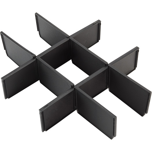 Cloisons de s&eacute;paration pour boîte &agrave; outils avec 3 tiroirs Packout R.M.G. Prévention