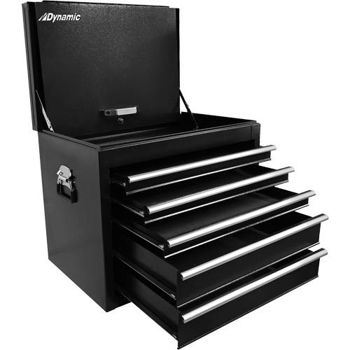 Truck Tool Box, 27" W, 5 Drawers, Black R.M.G. Prévention