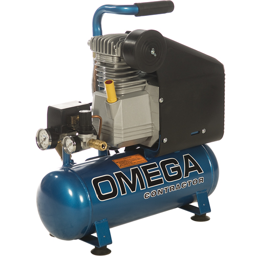 Portable Contractor Series Compressors - Oil Lube, Direct Drive, Electric, 2.6 Gal. (3.2 US Gal), 125 PSI, 115/1 V R.M.G. Prévention