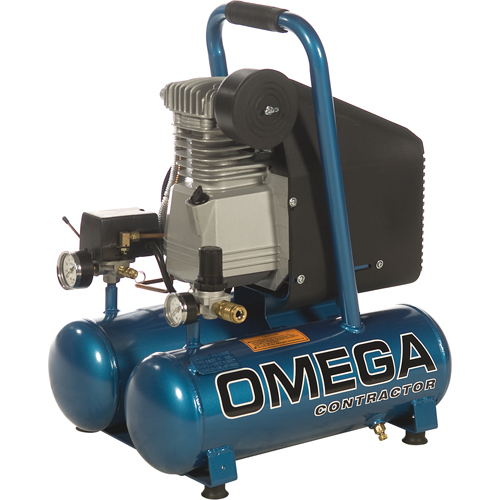 Portable Contractor Series Compressors - Oil Lube, Direct Drive, Electric, 3.3 Gal. (4 US Gal), 125 PSI, 115/1 V R.M.G. Prévention