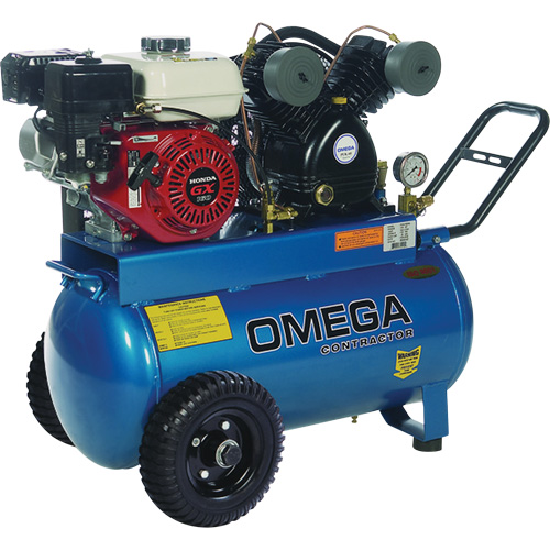 Contractor Series Air Compressors, Gas, 16.6 Gal. (20 US Gal), 125 PSI R.M.G. Prévention