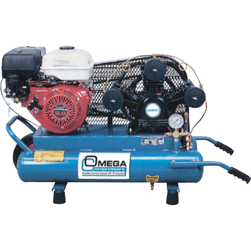 Contractor Series Air Compressors, Gas, 6.6 Gal. (8 US Gal), 125 PSI R.M.G. Prévention