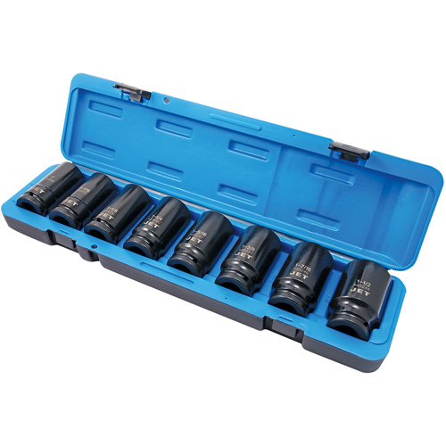 PS834D 6-Point SAE Socket Set, 8 Pcs, Impact, 3/4" Drive Size, Deep R.M.G. Prévention