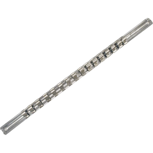 Rail porte-douilles &agrave; entraînement 3/8" SCH-38 avec 16 attaches de retenue R.M.G. Prévention