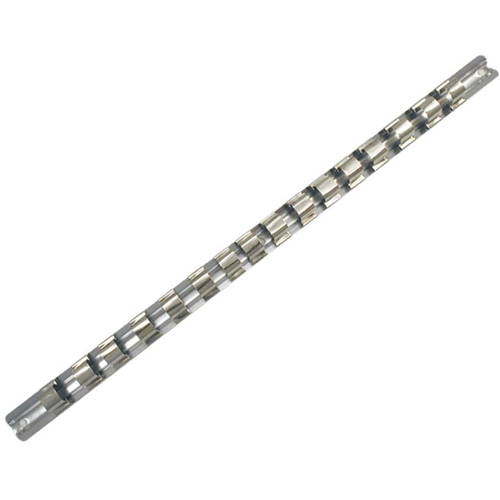 Rail porte-douilles &agrave; entraînement 1/2" SCH-12 avec 16 attaches de retenue R.M.G. Prévention