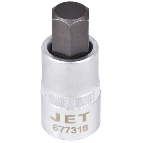 SAE Bit Socket, Hex, 5/8" x 2" L, 1/2" Drive R.M.G. Prévention