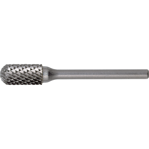 Solid Carbide Burrs - Cylinder Shape with Ball Nose, SC-5, 1/2" Dia., 1" Depth of Cut R.M.G. Prévention