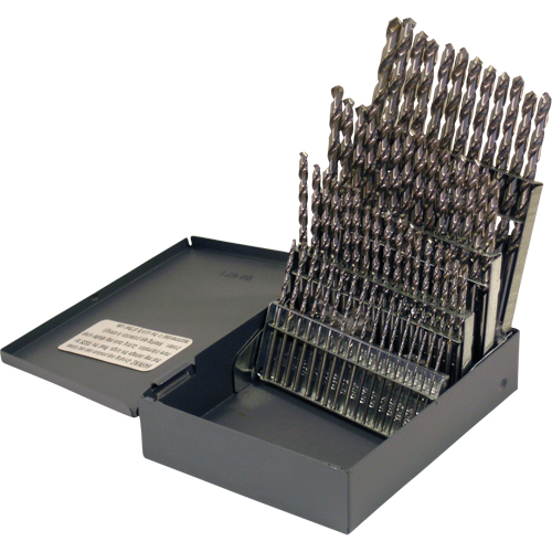 Drill Sets, 60 Pieces, High Speed Steel R.M.G. Prévention