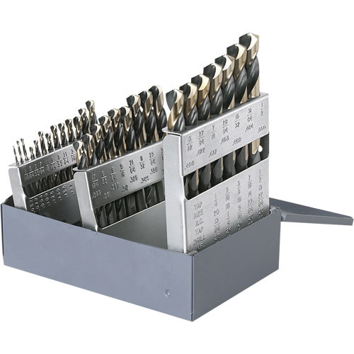 Drill Sets, 60 Pieces, High Speed Steel R.M.G. Prévention
