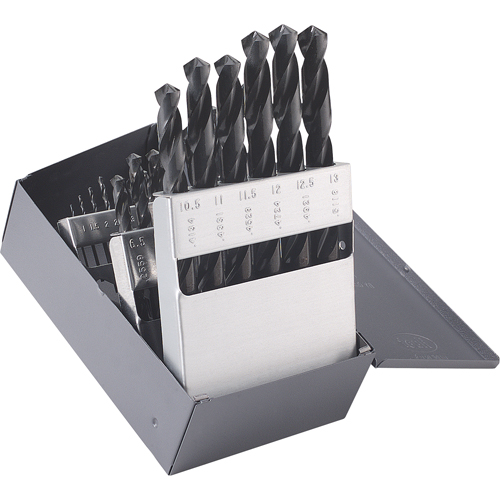 Drill Sets, 25 Pieces, High Speed Steel R.M.G. Prévention