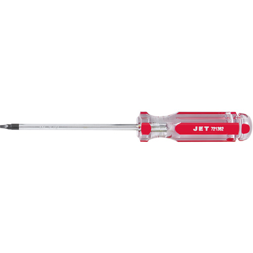 Square Jumbo Handle Screwdriver, #2 Tip, Round, 5" L, Plastic Handle R.M.G. Prévention
