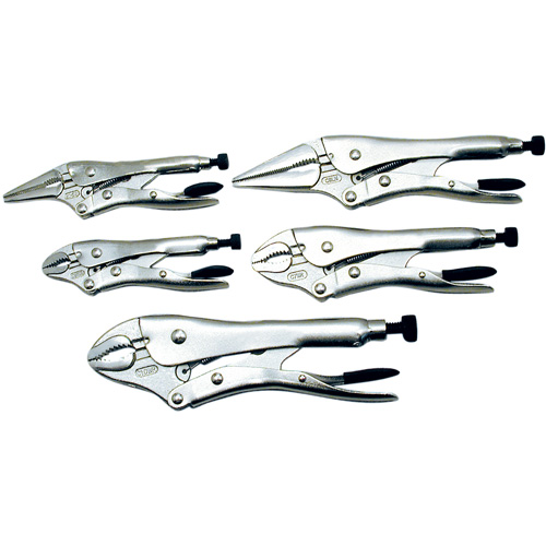 LPS-5 Super Heavy-Duty Locking Pliers Se, 5 Pieces R.M.G. Prévention