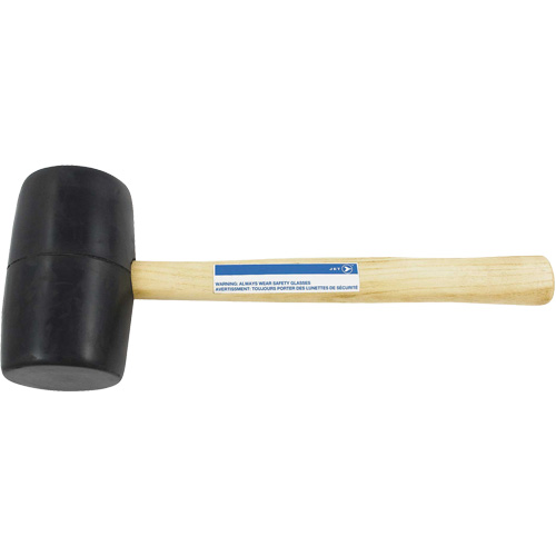 RM-16 Rubber Mallet, 16 oz., Wood Handle, 13-1/4" L R.M.G. Prévention