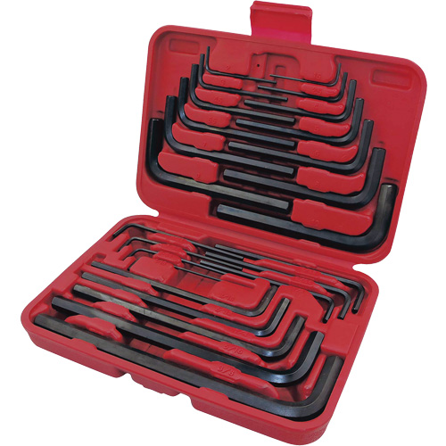 JHK-25SM Hex Key Set, 25 Pcs., Metric & Imperial R.M.G. Prévention