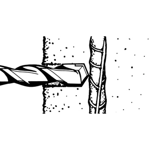 Coupe-barres d'armature rotatifs, 3/8", Tige SDS-Plus, Carbure R.M.G. Prévention