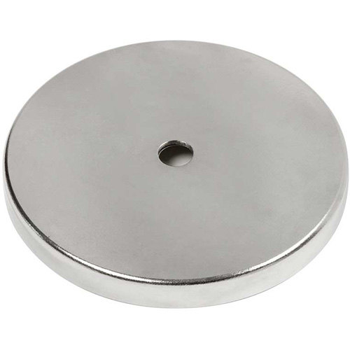 Aimants ronds &agrave; profil bas, dia. 1-1/4", Force de 35 lb R.M.G. Prévention